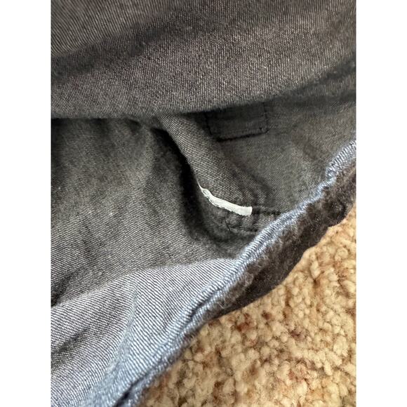 RIP CURL Button Down Long sleeve Shirt, Large, Cotton Blend, Black/Gray denim - Picture 7 of 8